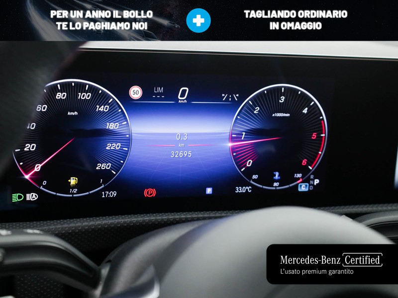 Mercedes CLA Shooting Brake  200 d amg line advanced plus auto diesel bianco