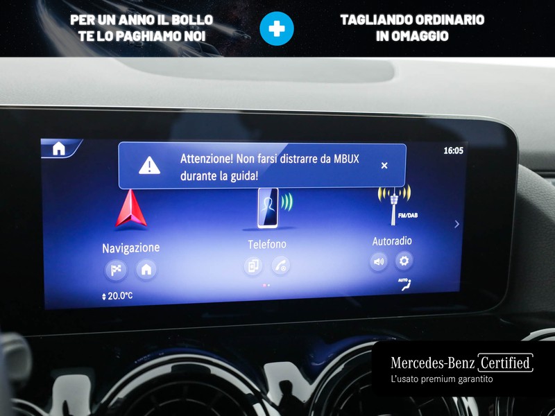 Mercedes GLA 180 d executive auto diesel bianco