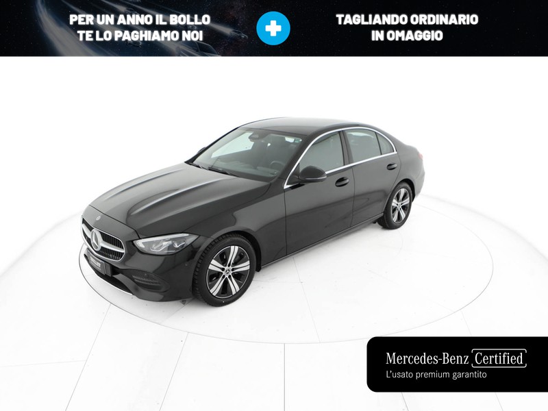 Mercedes Classe C Berlina 200 d mhev advanced auto ibrido nero