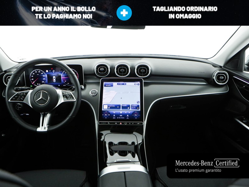Mercedes Classe C Berlina 200 d mhev advanced auto ibrido nero