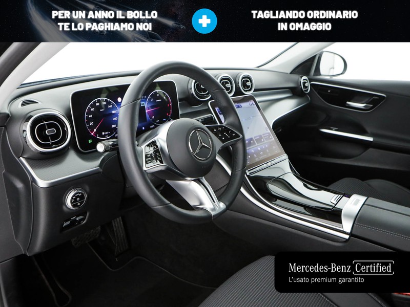 Mercedes Classe C Berlina 200 d mhev advanced auto ibrido nero