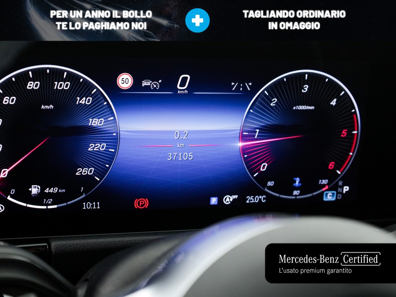 Mercedes GLA 180 d advanced auto diesel bianco