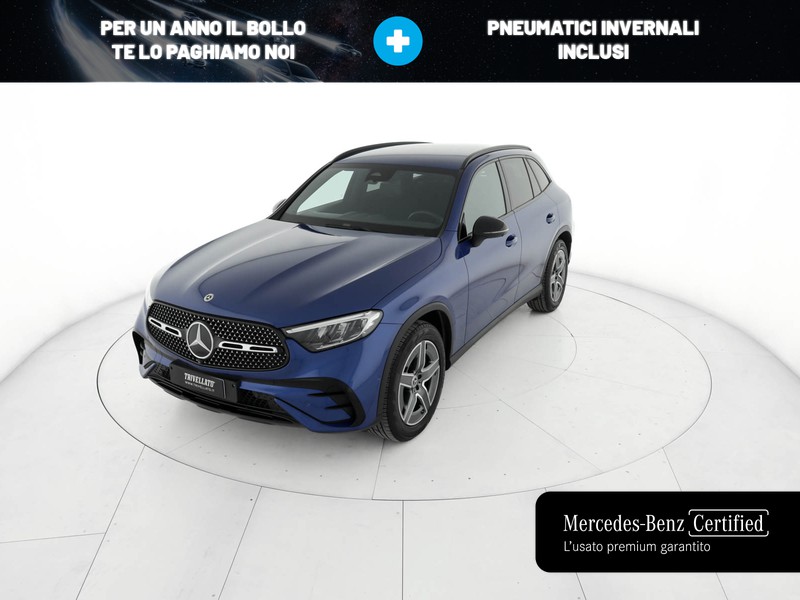 Mercedes GLC 220 d amg line advanced plus 4matic auto ibrido blu/azzurro