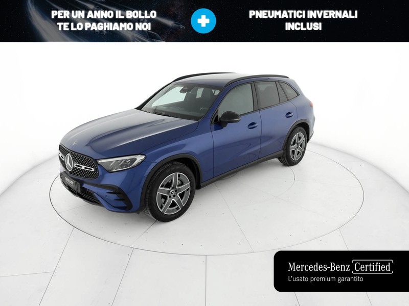 Mercedes GLC 220 d amg line advanced plus 4matic auto ibrido blu/azzurro