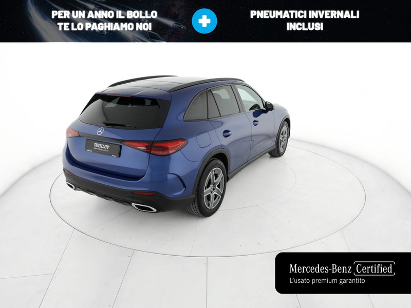 Mercedes GLC 220 d amg line advanced plus 4matic auto ibrido blu/azzurro