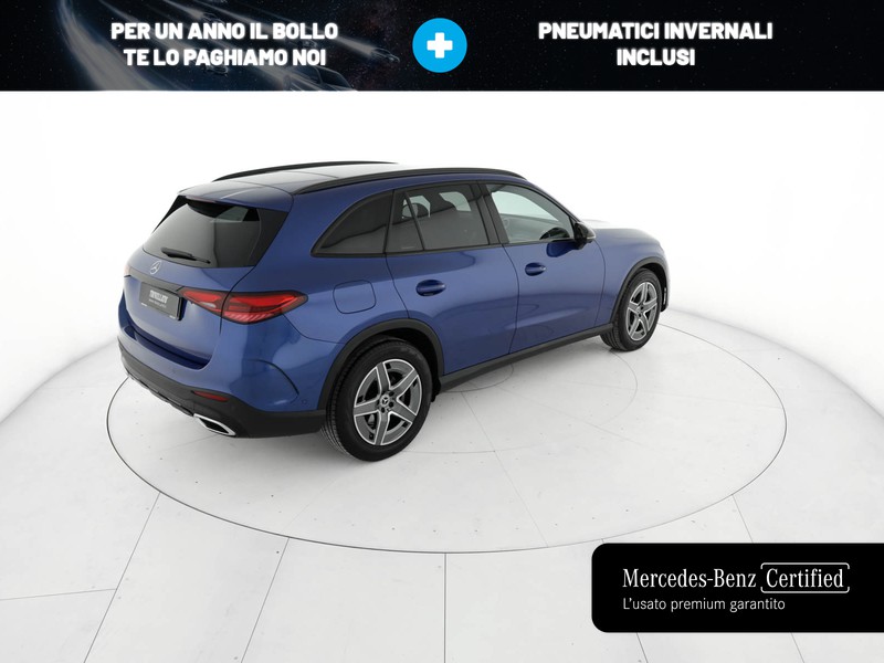 Mercedes GLC 220 d amg line advanced plus 4matic auto ibrido blu/azzurro