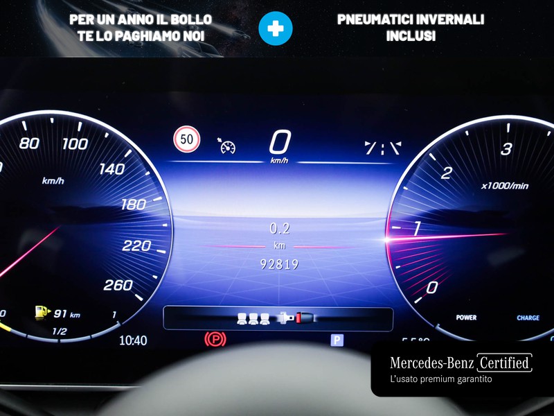 Mercedes GLC 220 d amg line advanced plus 4matic auto ibrido blu/azzurro
