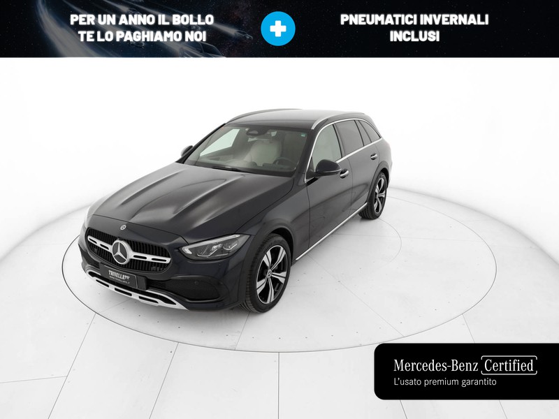 Mercedes Classe C SW sw all-terrain 220 d mhev premium plus 4matic auto ibrido blu/azzurro