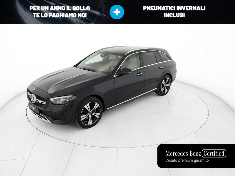 Mercedes Classe C SW sw all-terrain 220 d mhev premium plus 4matic auto ibrido blu/azzurro
