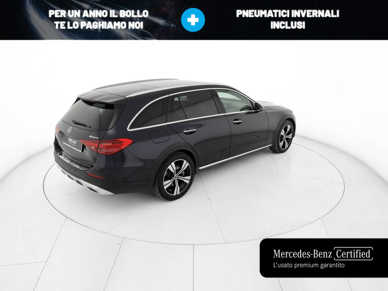 Mercedes Classe C SW sw all-terrain 220 d mhev premium plus 4matic auto ibrido blu/azzurro