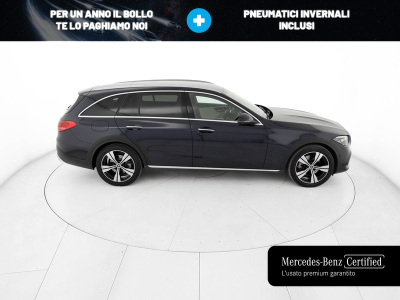 Mercedes Classe C SW sw all-terrain 220 d mhev premium plus 4matic auto ibrido blu/azzurro