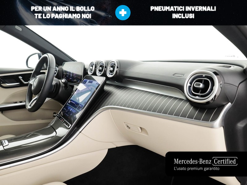 Mercedes Classe C SW sw all-terrain 220 d mhev premium plus 4matic auto ibrido blu/azzurro
