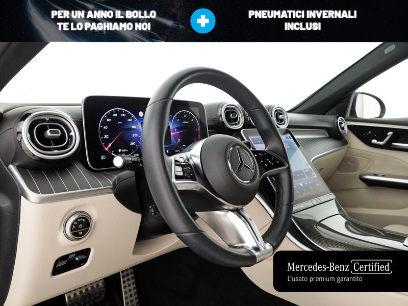 Mercedes Classe C SW sw all-terrain 220 d mhev premium plus 4matic auto ibrido blu/azzurro