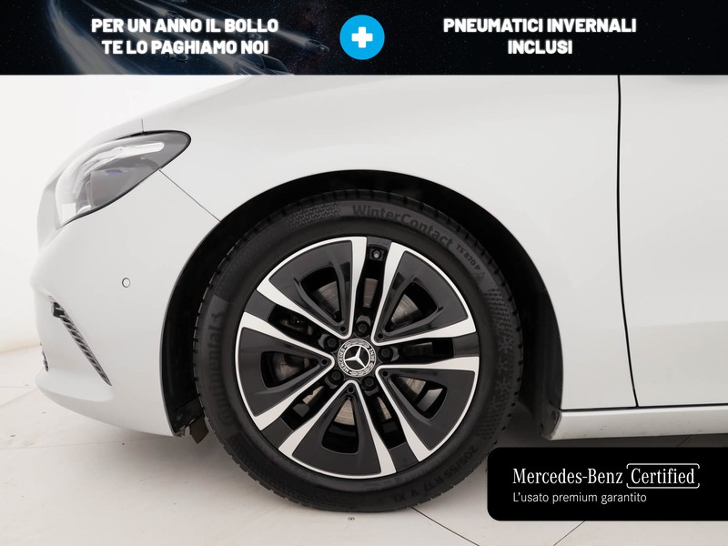 Mercedes Classe B 200 d progressive advanced plus auto diesel argento