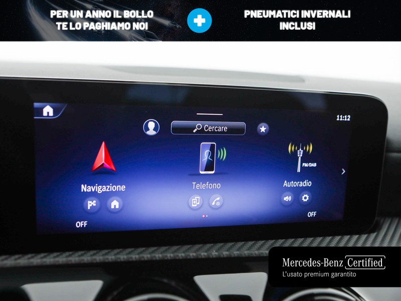 Mercedes Classe A 180 d advanced auto diesel nero