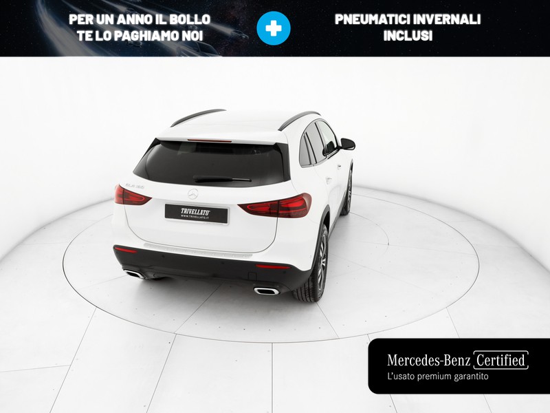Mercedes GLA 180 progressive advanced plus auto ibrido bianco