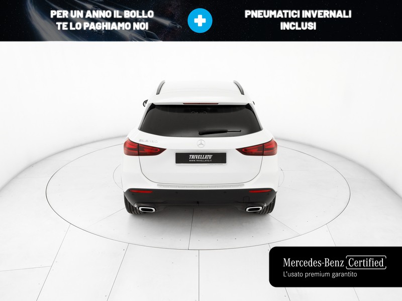 Mercedes GLA 180 progressive advanced plus auto ibrido bianco