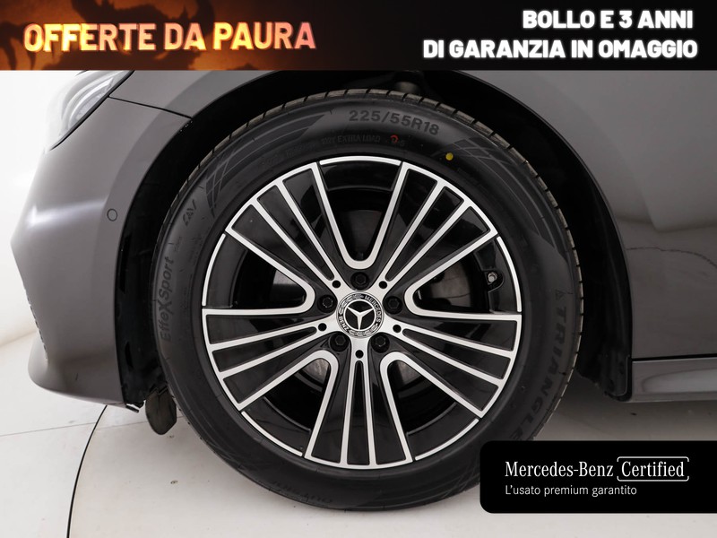 Mercedes Classe E SW sw 200 d advanced auto ibrido grigio