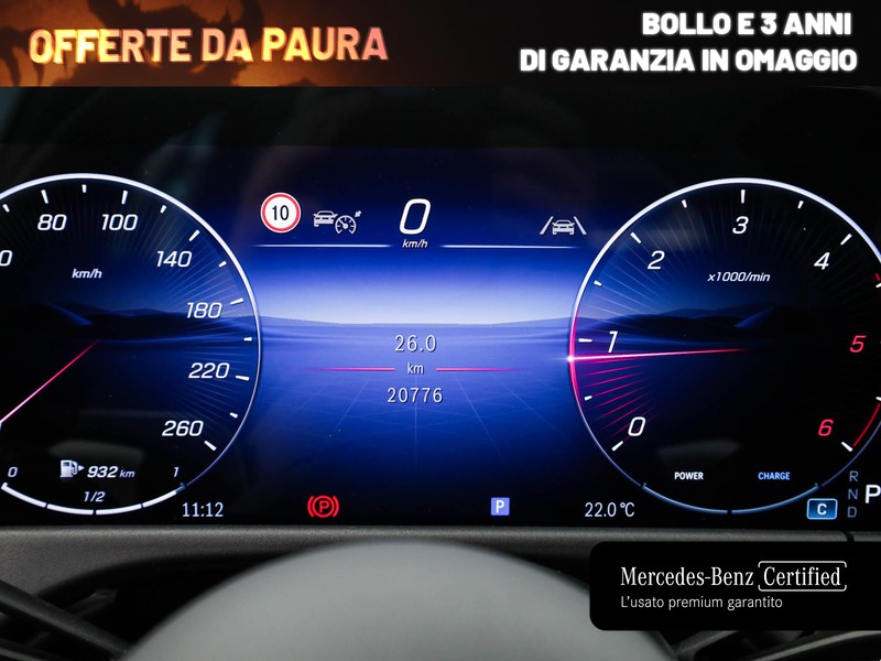 Mercedes Classe E SW sw 200 d advanced auto ibrido grigio