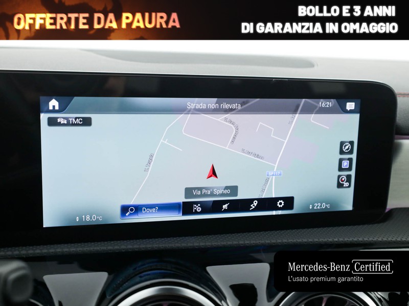 Mercedes CLA Shooting Brake  200 d premium auto diesel bianco