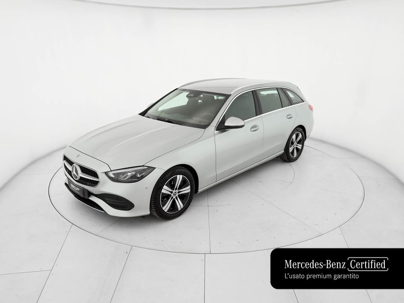 Mercedes Classe C SW sw 200 d mhev advanced auto ibrido argento