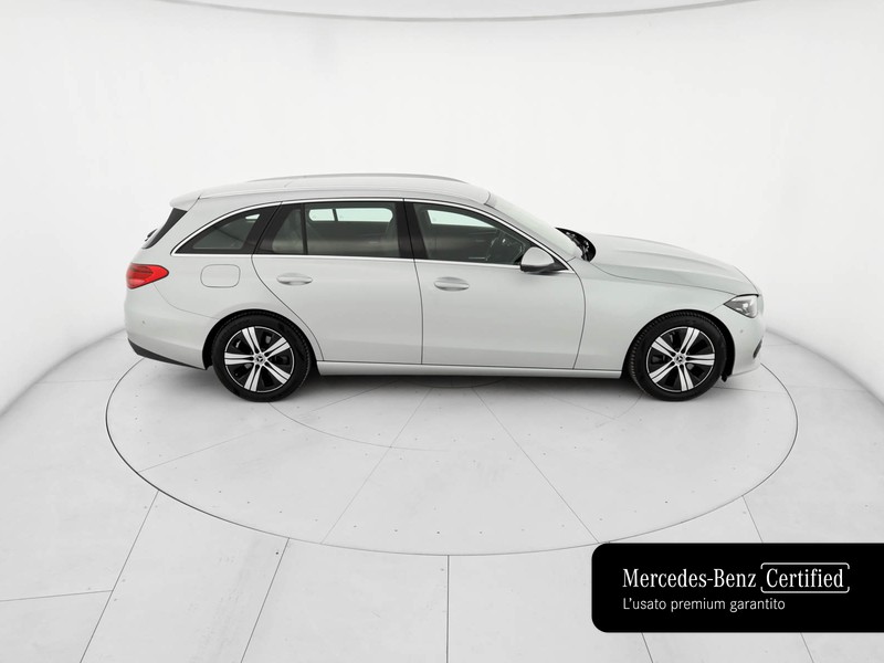 Mercedes Classe C SW sw 200 d mhev advanced auto ibrido argento