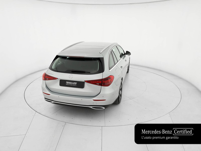 Mercedes Classe C SW sw 200 d mhev advanced auto ibrido argento