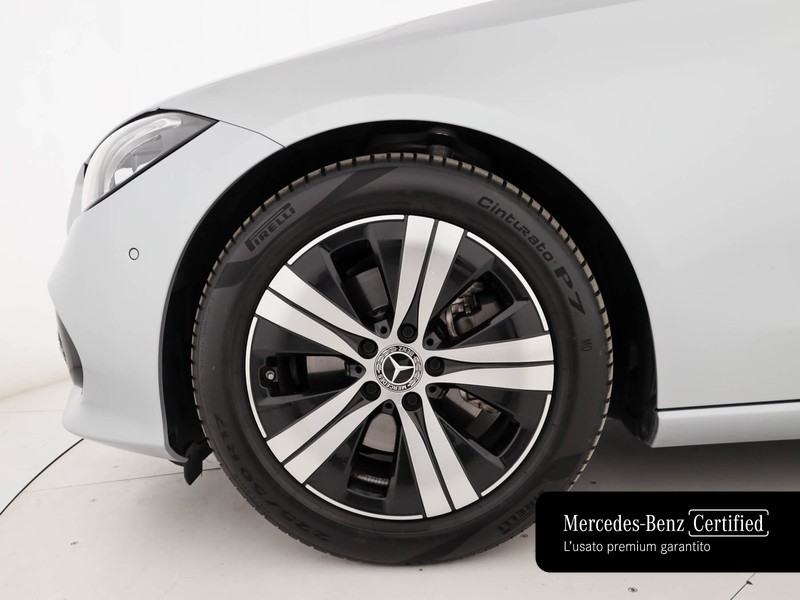 Mercedes Classe C SW sw 200 d mhev advanced auto ibrido argento