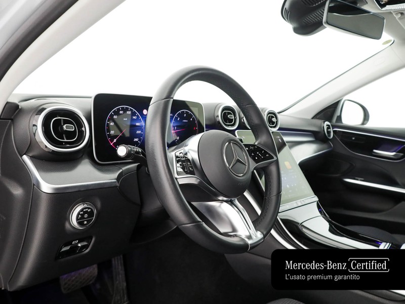 Mercedes Classe C SW sw 200 d mhev advanced auto ibrido argento