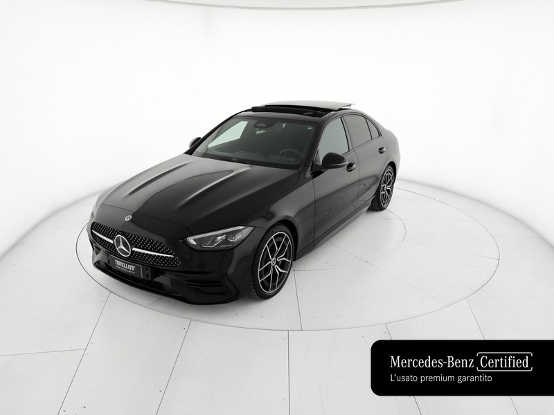 Mercedes Classe C Berlina 220 d mhev premium 4matic auto ibrido nero