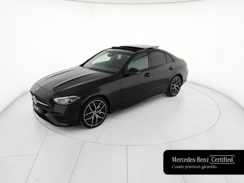 Mercedes Classe C Berlina 220 d mhev premium 4matic auto ibrido nero