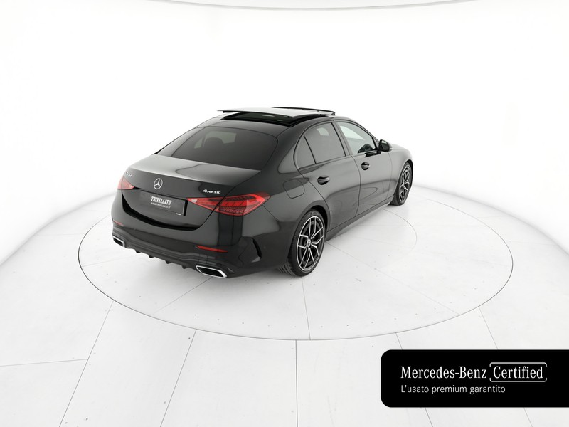 Mercedes Classe C Berlina 220 d mhev premium 4matic auto ibrido nero