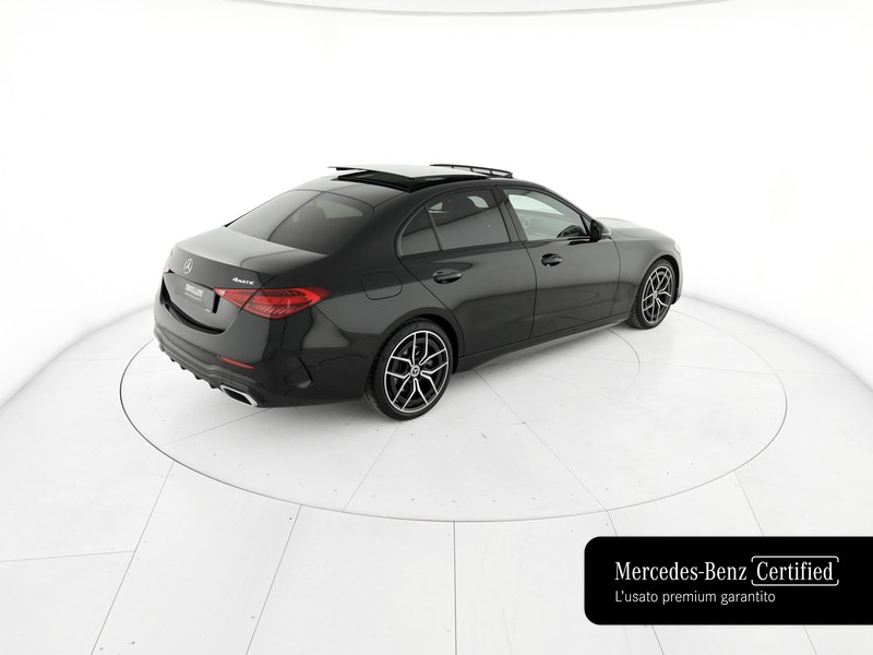 Mercedes Classe C Berlina 220 d mhev premium 4matic auto ibrido nero
