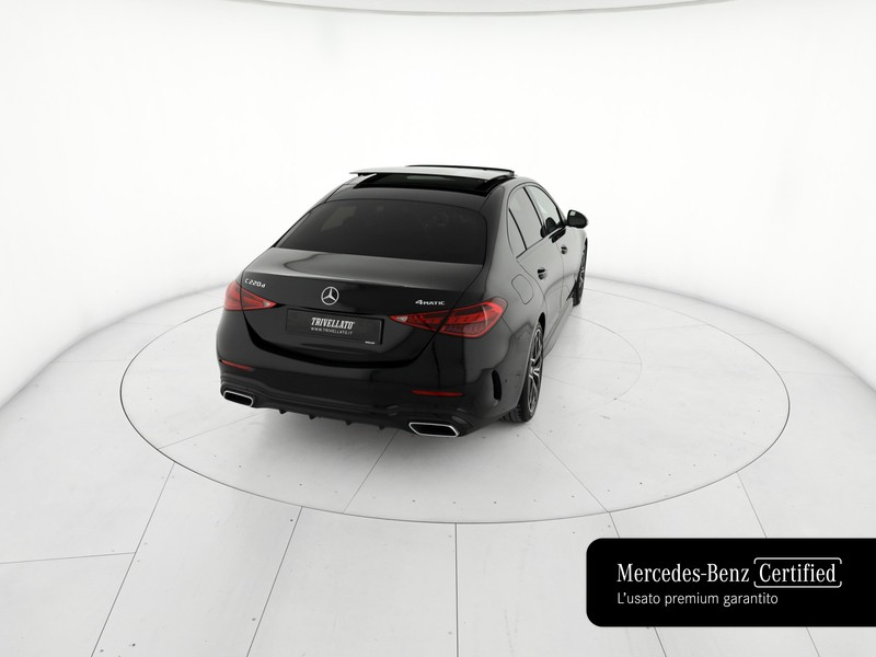 Mercedes Classe C Berlina 220 d mhev premium 4matic auto ibrido nero