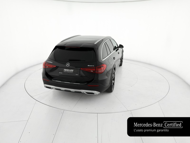 Mercedes Classe C SW sw all-terrain 220 d mhev premium 4matic auto ibrido nero