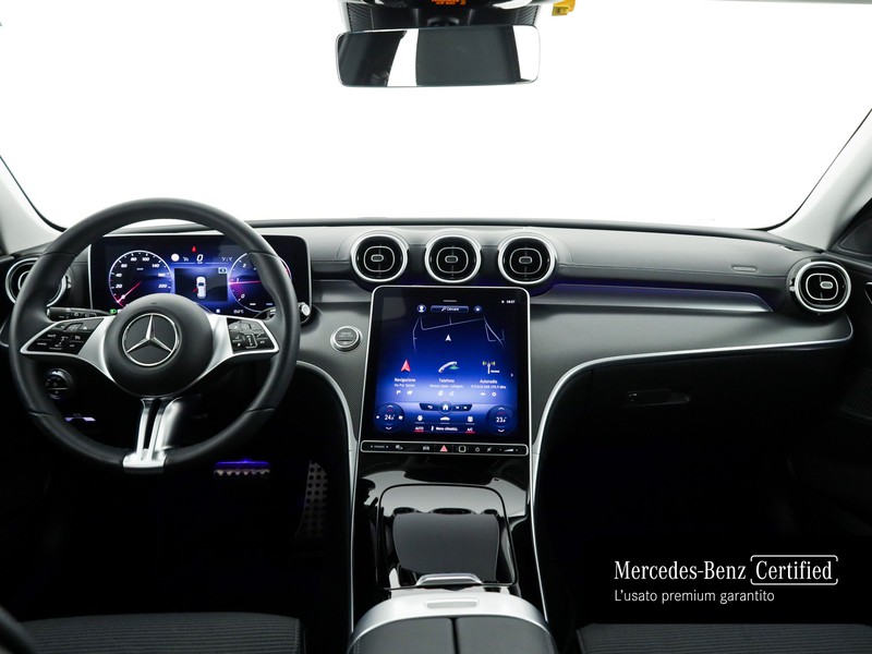 Mercedes Classe C SW sw all-terrain 220 d mhev premium 4matic auto ibrido nero