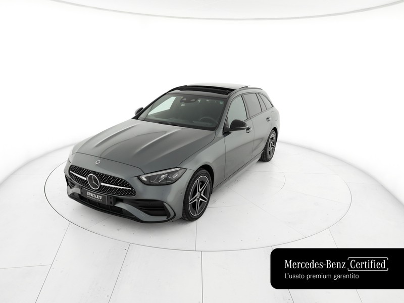 Mercedes Classe C SW sw 300 de phev amg line advanced auto ibrido grigio