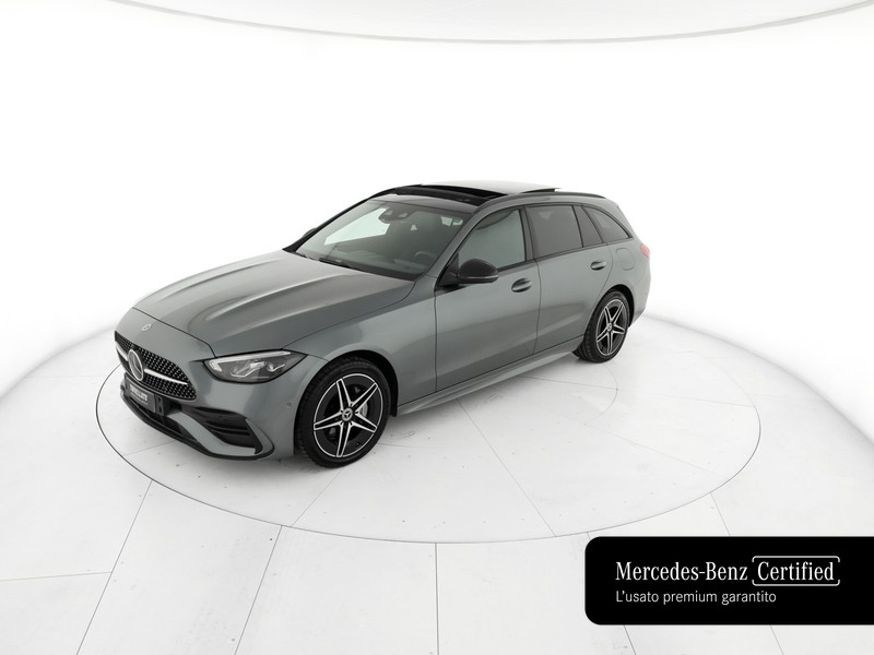 Mercedes Classe C SW sw 300 de phev amg line advanced auto ibrido grigio