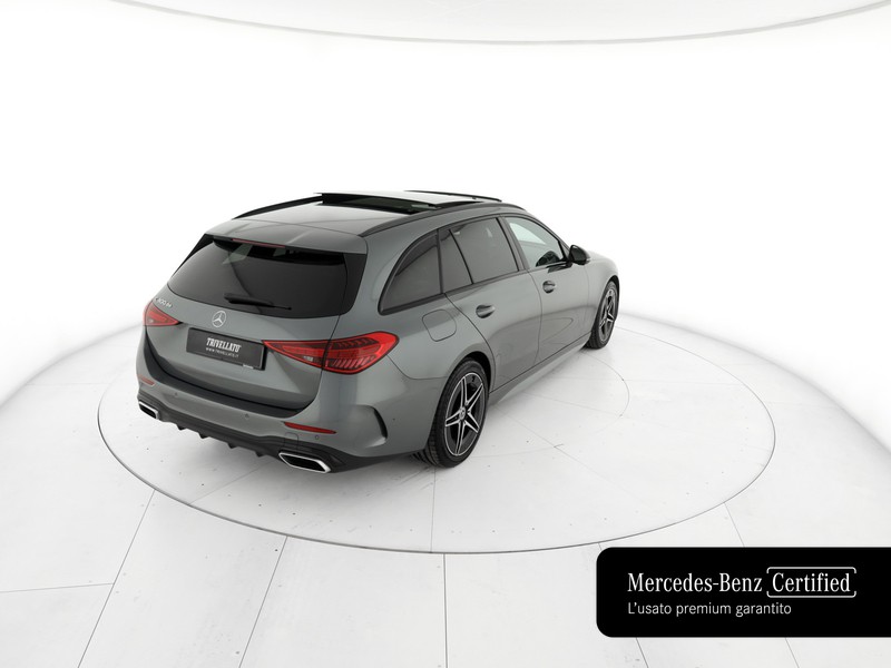 Mercedes Classe C SW sw 300 de phev amg line advanced auto ibrido grigio