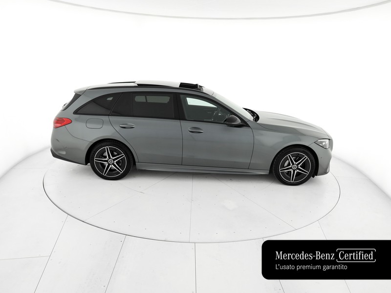 Mercedes Classe C SW sw 300 de phev amg line advanced auto ibrido grigio