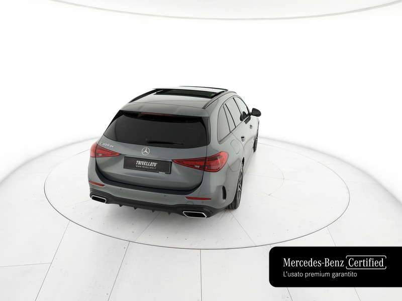 Mercedes Classe C SW sw 300 de phev amg line advanced auto ibrido grigio