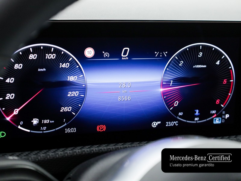 Mercedes Classe A 180 d executive auto diesel nero