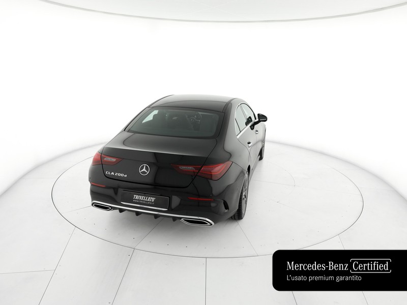 Mercedes CLA Coupè coupe 200 d amg line premium auto diesel nero