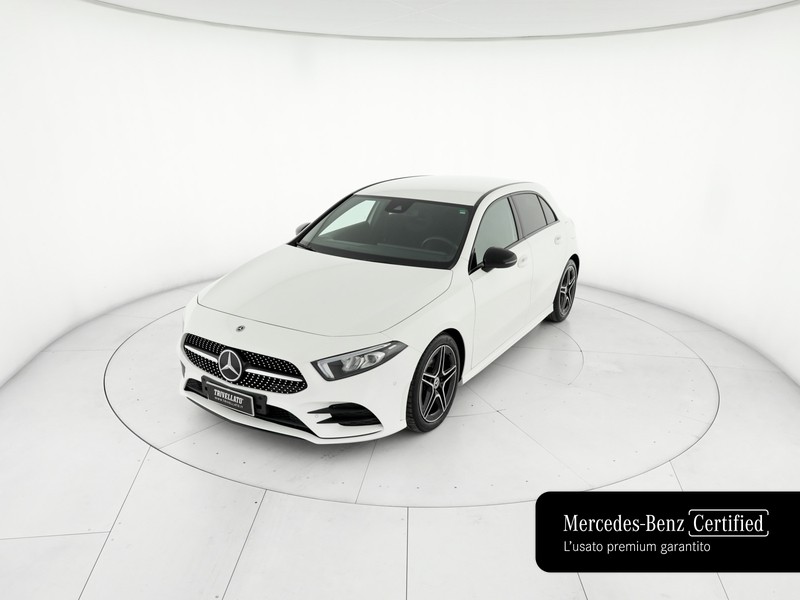 Mercedes Classe A 180 d sport night edition auto diesel bianco