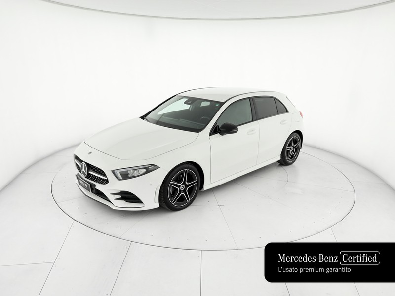 Mercedes Classe A 180 d sport night edition auto diesel bianco