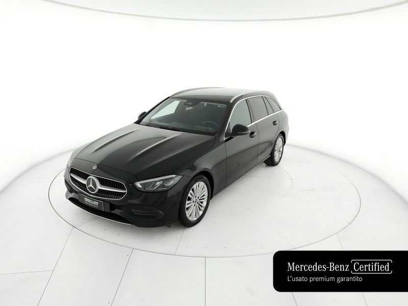 Mercedes Classe C SW sw 200 d mhev advanced auto ibrido nero