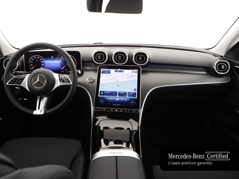 Mercedes Classe C SW sw 200 d mhev advanced auto ibrido nero