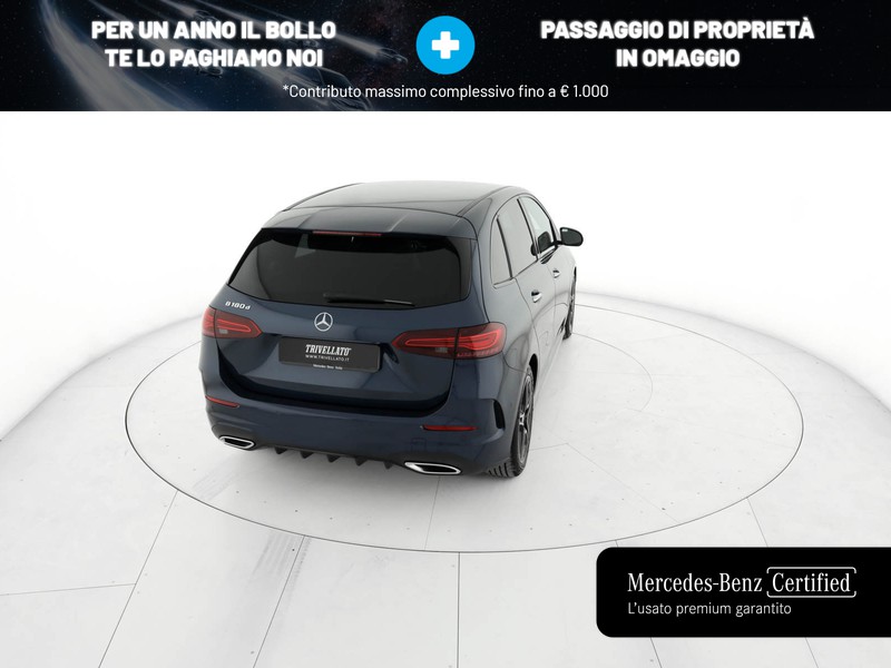 Mercedes Classe B 180 d amg line advanced plus auto diesel blu/azzurro