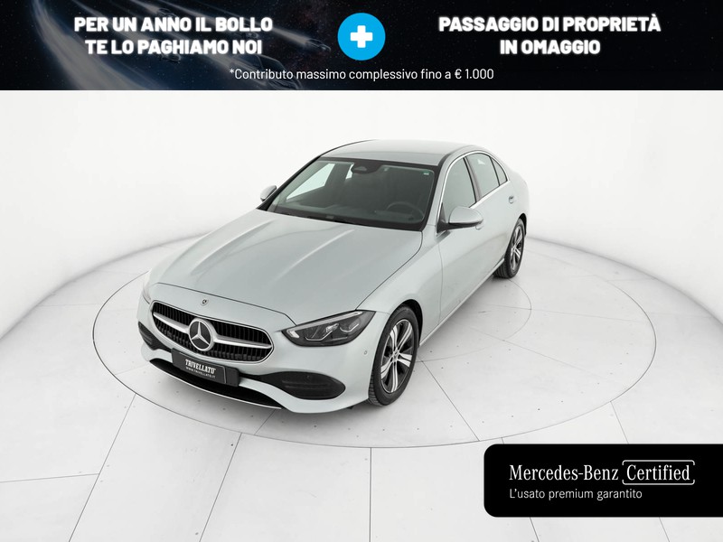Mercedes Classe C Berlina 200 d mhev advanced auto ibrido argento