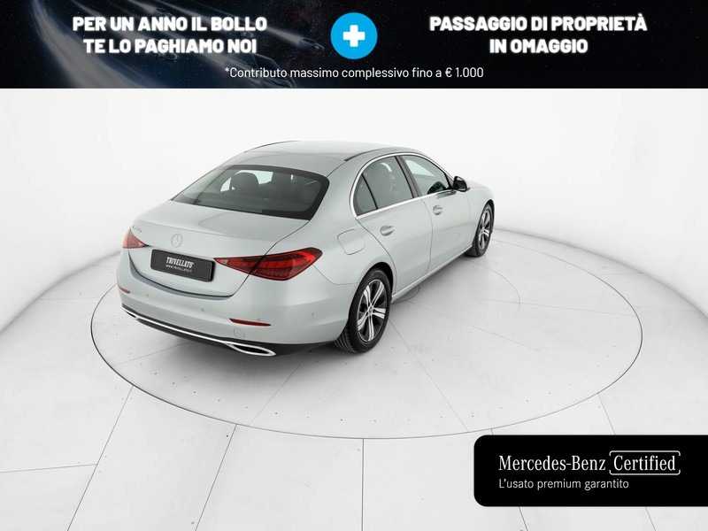 Mercedes Classe C Berlina 200 d mhev advanced auto ibrido argento